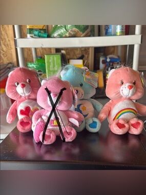 Care Bears Plush - Pink, Blue, or Red